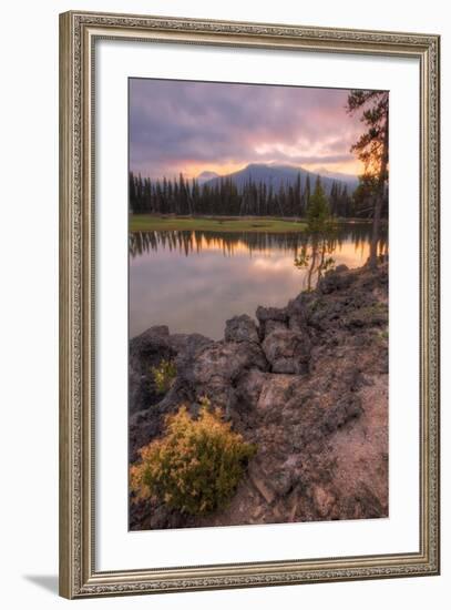 Moody Morning at Sparks Lake-Vincent James-Framed Photographic Print