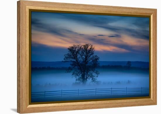 Moody Morning Landscape, Gettysburg Battle Field, Adams County, Pennsylvania, USA-Mira-Framed Premier Image Canvas