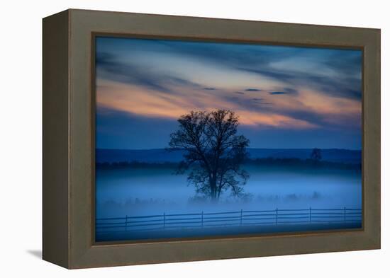 Moody Morning Landscape, Gettysburg Battle Field, Adams County, Pennsylvania, USA-Mira-Framed Premier Image Canvas