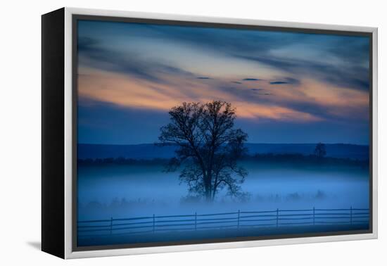 Moody Morning Landscape, Gettysburg Battle Field, Adams County, Pennsylvania, USA-Mira-Framed Premier Image Canvas