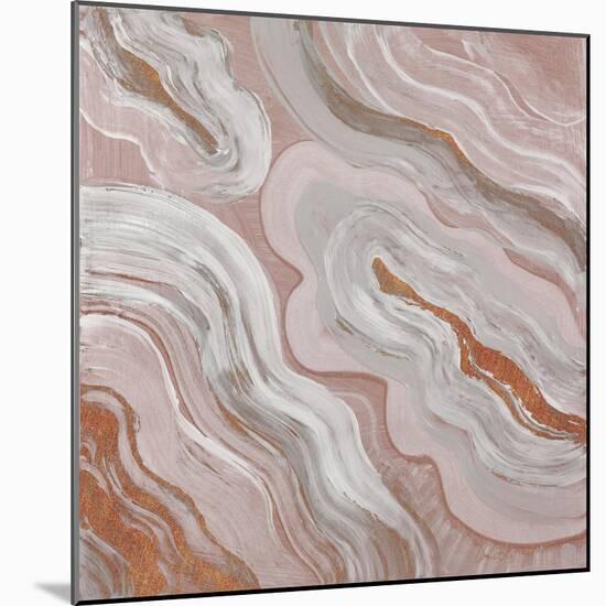 Moody Orange Agate-Lanie Loreth-Mounted Art Print