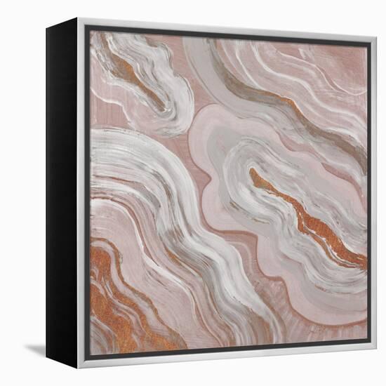 Moody Orange Agate-Lanie Loreth-Framed Stretched Canvas