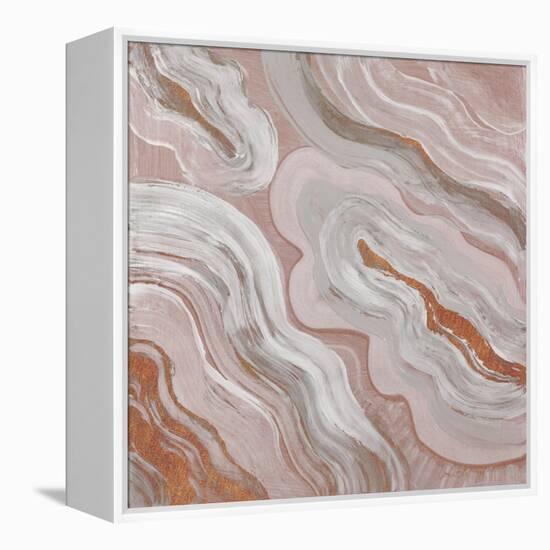 Moody Orange Agate-Lanie Loreth-Framed Stretched Canvas