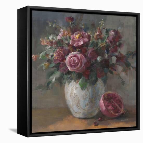 Moody Rich Fall Florals-Danhui Nai-Framed Stretched Canvas