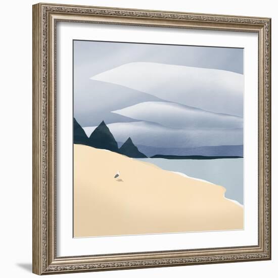 Moody Seagull-Little Dean-Framed Photographic Print