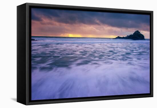 Moody Seascape at Pfeiffer Beach Big Sur California Coast-Vincent James-Framed Premier Image Canvas