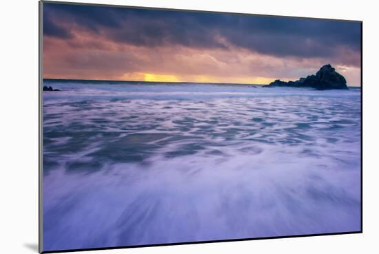 Moody Seascape at Pfeiffer Beach Big Sur California Coast-Vincent James-Mounted Photographic Print