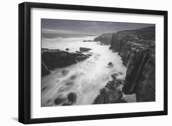 Moody Sonoma Seascape, California Coast-Vincent James-Framed Photographic Print