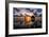 Moody Sunset at Cannon Beach, Oregon Coast-Vincent James-Framed Photographic Print