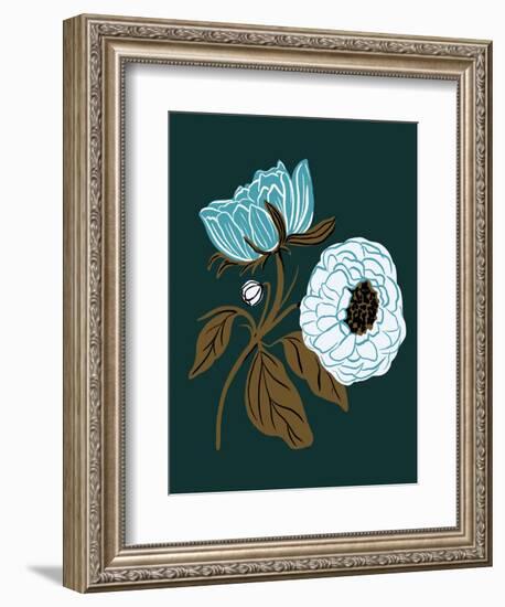 Moody Vintage Floral-Tara Reed-Framed Art Print