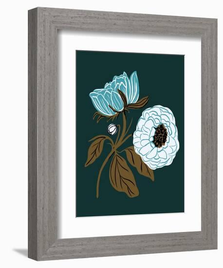 Moody Vintage Floral-Tara Reed-Framed Art Print