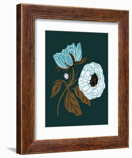 Moody Vintage Floral-Tara Reed-Framed Art Print