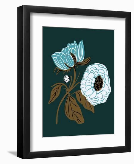 Moody Vintage Floral-Tara Reed-Framed Art Print