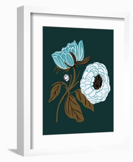 Moody Vintage Floral-Tara Reed-Framed Art Print