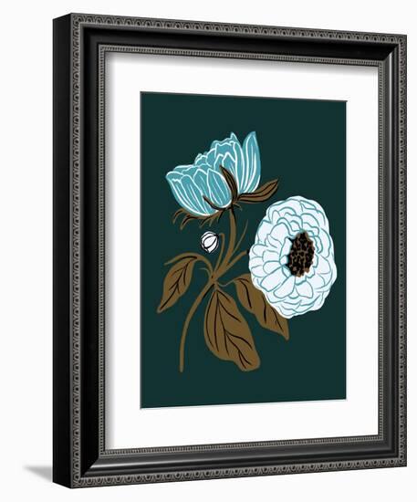 Moody Vintage Floral-Tara Reed-Framed Art Print