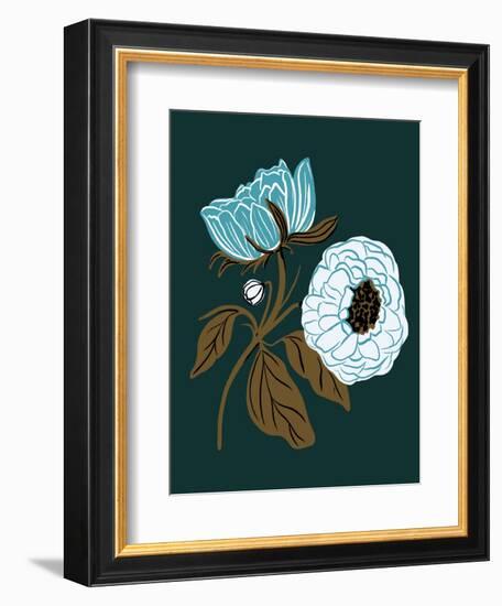 Moody Vintage Floral-Tara Reed-Framed Art Print