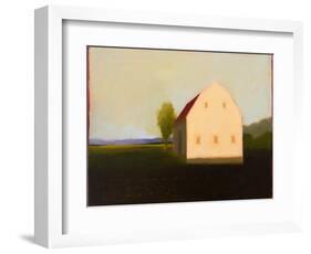 Moody White Gambrel-Tracy Helgeson-Framed Art Print