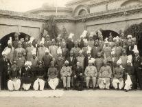 Shahpur District Police Officers Group, India, 1937-1938-Mool & Son Chand-Framed Photographic Print