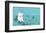 Moomintroll Fishing-Tove Jansson-Framed Art Print