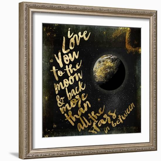 Moon and Back I-Color Bakery-Framed Giclee Print