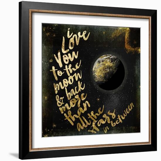 Moon and Back I-Color Bakery-Framed Giclee Print