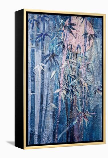 Moon and Bamboo-Margaret Coxall-Framed Premier Image Canvas