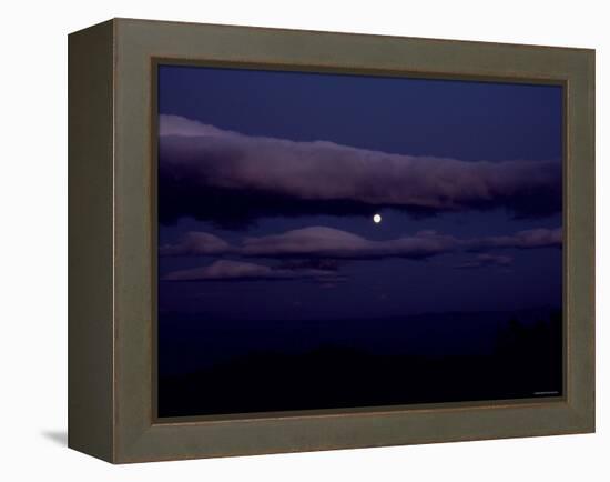 Moon and Clouds-null-Framed Premier Image Canvas