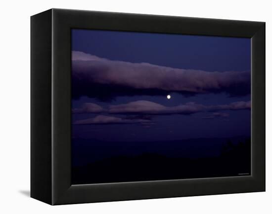 Moon and Clouds-null-Framed Premier Image Canvas