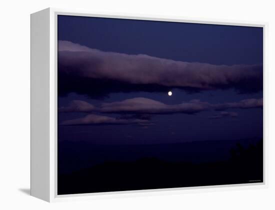 Moon and Clouds-null-Framed Premier Image Canvas