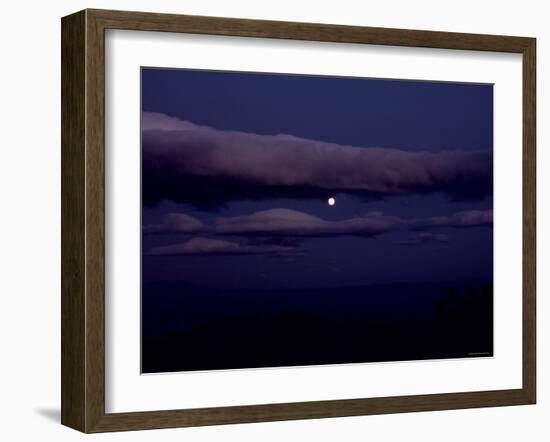 Moon and Clouds-null-Framed Photographic Print