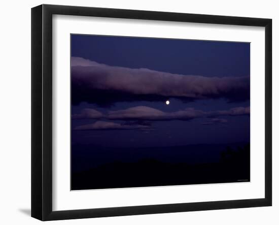 Moon and Clouds-null-Framed Photographic Print