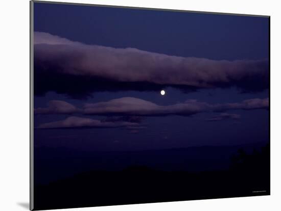 Moon and Clouds-null-Mounted Photographic Print