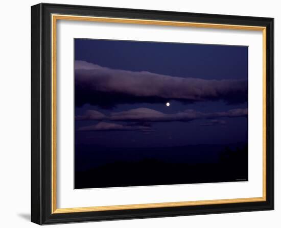 Moon and Clouds-null-Framed Photographic Print