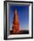 Moon and sandstone spire at Arches National Park-Scott T. Smith-Framed Photographic Print