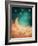 Moon And Stars-egal-Framed Art Print