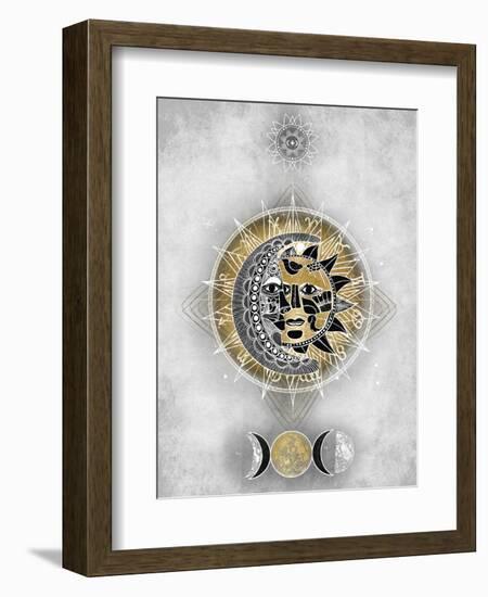 Moon and Sun I-Oliver Jeffries-Framed Art Print