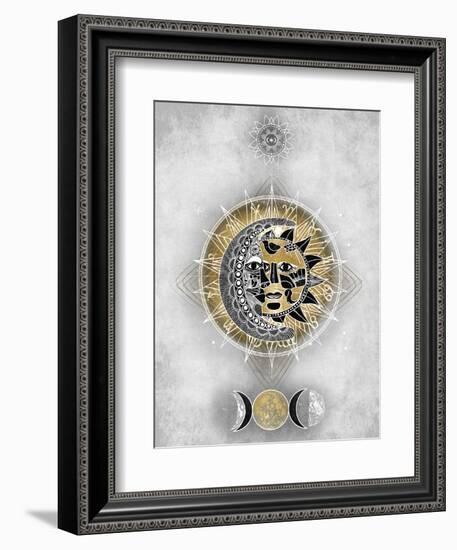 Moon and Sun I-Oliver Jeffries-Framed Art Print