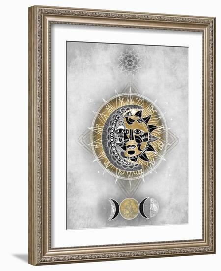 Moon and Sun I-Oliver Jeffries-Framed Art Print