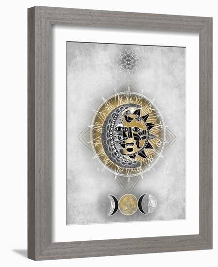 Moon and Sun I-Oliver Jeffries-Framed Art Print