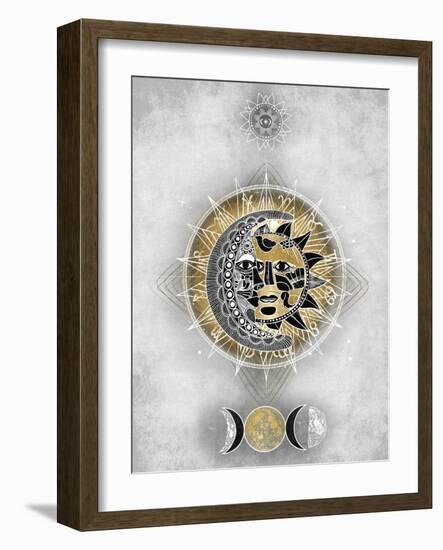 Moon and Sun I-Oliver Jeffries-Framed Art Print