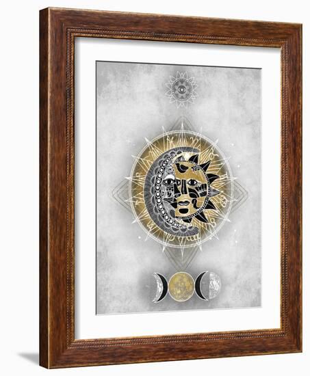 Moon and Sun I-Oliver Jeffries-Framed Art Print