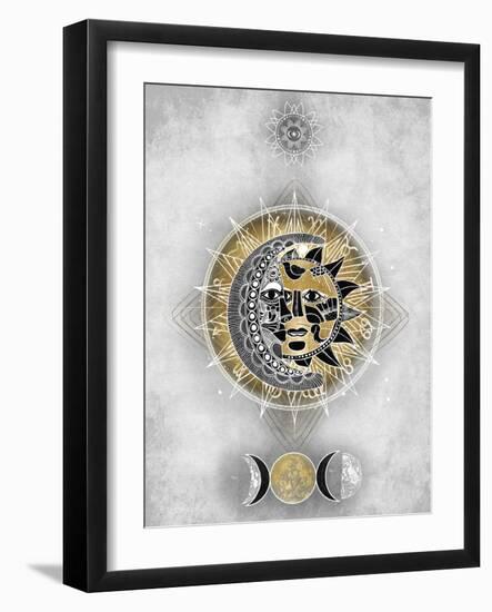 Moon and Sun I-Oliver Jeffries-Framed Art Print