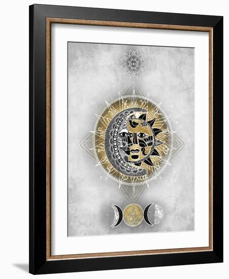 Moon and Sun I-Oliver Jeffries-Framed Art Print