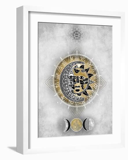 Moon and Sun I-Oliver Jeffries-Framed Art Print