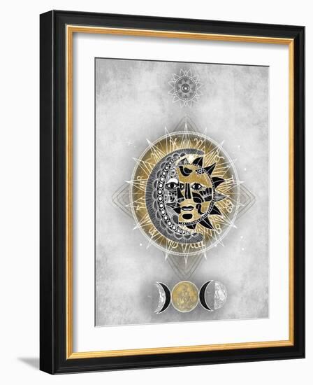 Moon and Sun I-Oliver Jeffries-Framed Art Print