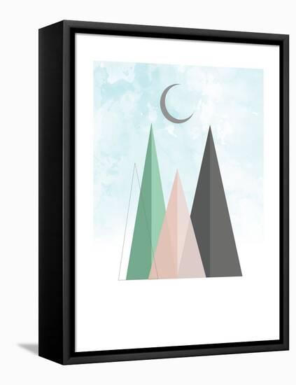 Moon Art Print 1-Kindred Sol Collective-Framed Stretched Canvas