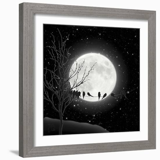 Moon Bath I-Tina Lavoie-Framed Giclee Print