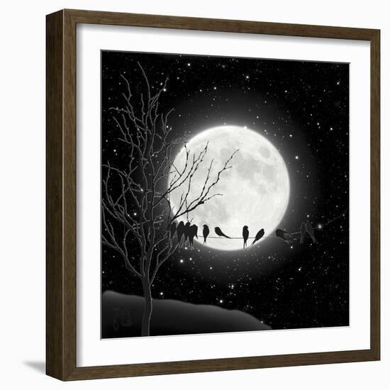 Moon Bath I-Tina Lavoie-Framed Giclee Print