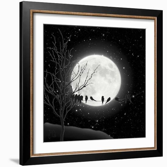 Moon Bath I-Tina Lavoie-Framed Giclee Print