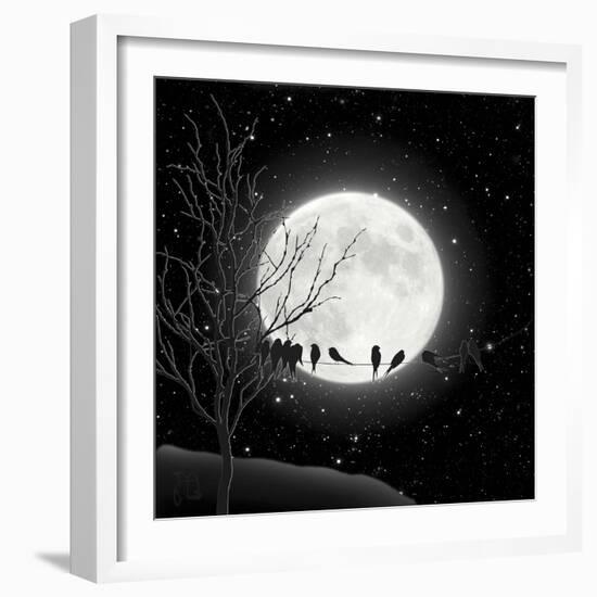 Moon Bath I-Tina Lavoie-Framed Giclee Print